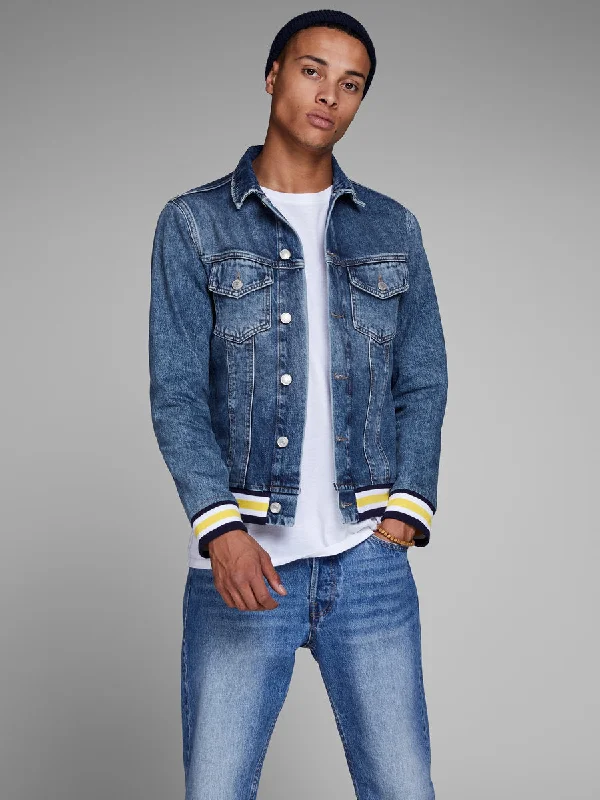 Men's Jeans with a Cargo - Inspired Knee Pocket for Extra StorageJjiearl Jos 003 Jacket Men's Jeans with a Cargo - Inspired Knee Pocket for Extra StorageJjiearl Jos 003 Jacket
