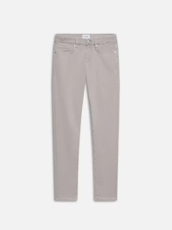 Men's High - Waisted Jeans in a Medium Wash for a Vintage - Style RevivalL'Homme Slim Twill -- Garage Blue Grey