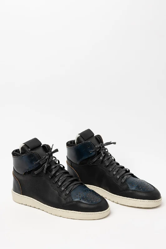 Black Horween/Navy Chromexcel