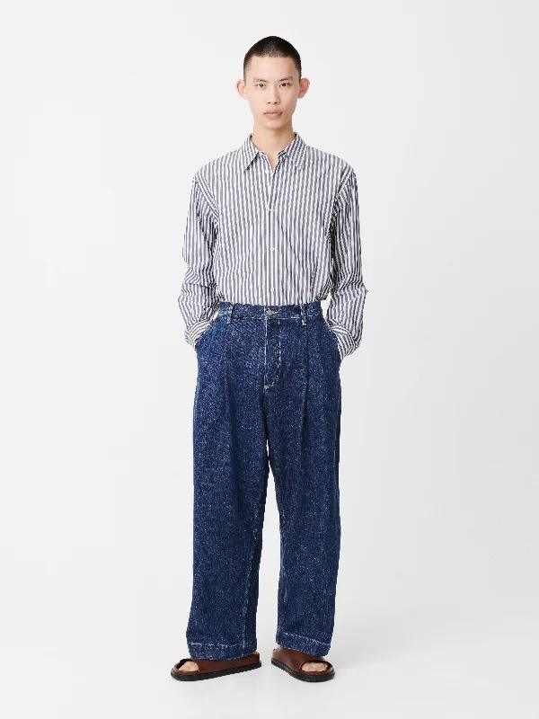 Plus Size Men's Bootcut Jeans with a Relaxed Waist for a Classic and Comfortable FitPuch Denim Pant in Indigo Plus Size Men's Bootcut Jeans with a Relaxed Waist for a Classic and Comfortable FitPuch Denim Pant in Indigo