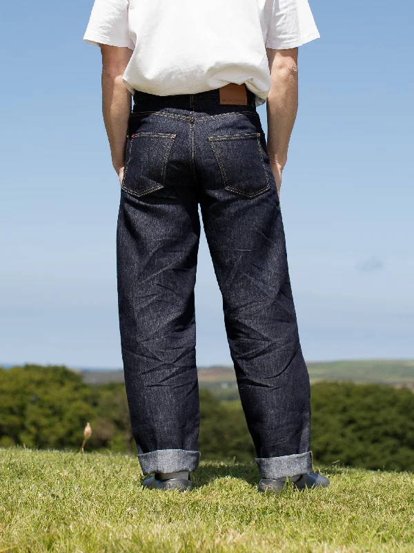 Plus Size Men's Bootcut Jeans with a Belt Loop Upgrade for a Stylish TouchSlimR - Slim Tapered - Japanese Linen Denim Plus Size Men's Bootcut Jeans with a Belt Loop Upgrade for a Stylish TouchSlimR - Slim Tapered - Japanese Linen Denim