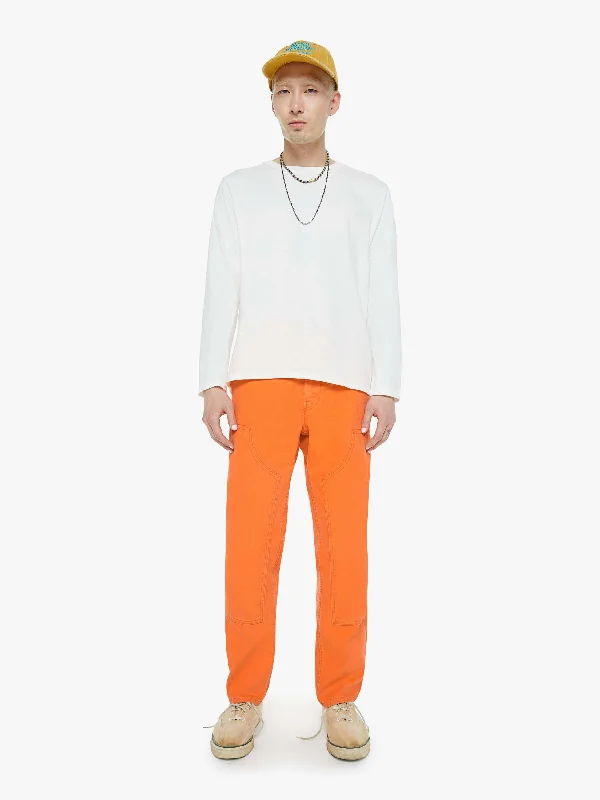 Men's Straight Leg Raw Denim Jeans for a Minimalist and Durable OptionThe Bees Knees Duke Utility - Orange Men's Straight Leg Raw Denim Jeans for a Minimalist and Durable OptionThe Bees Knees Duke Utility - Orange