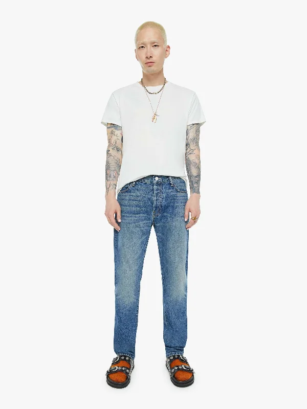 Men's Distressed Jeans with Patches for a Retro and DIY - Inspired AppearanceThe Neat - Bootcamp Men's Distressed Jeans with Patches for a Retro and DIY - Inspired AppearanceThe Neat - Bootcamp