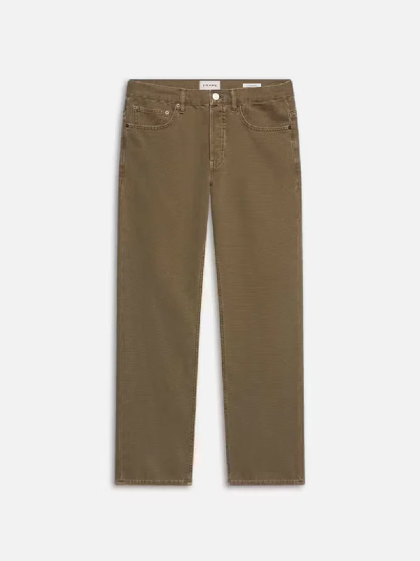 Men's Jeans with an Elastic Waistband for Ultimate ComfortThe Straight Jean -- Light Brown