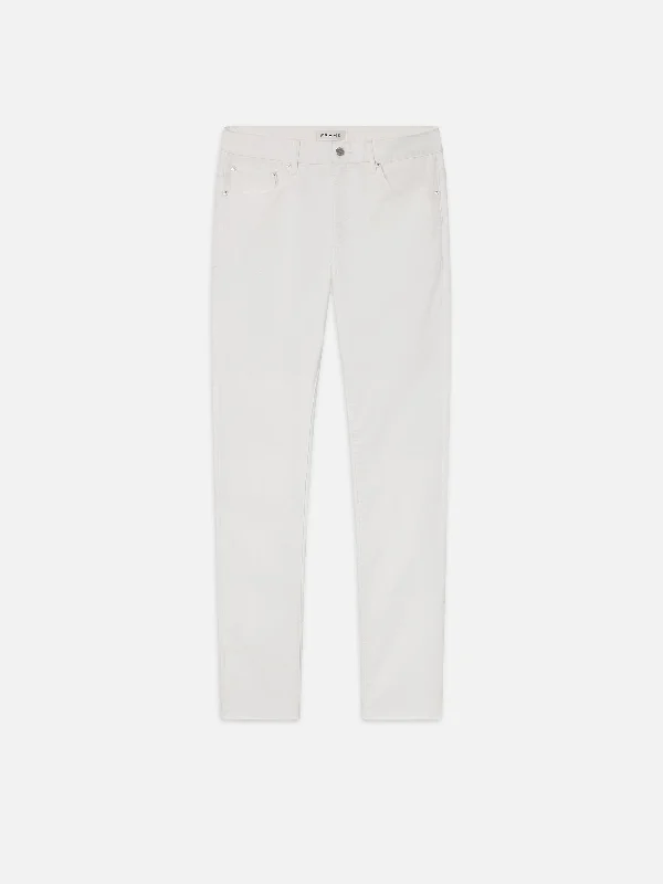 Plus Size Men's Bootcut Jeans with a Belt Loop Upgrade for a Stylish TouchThe Straight Jean -- Off White Plus Size Men's Bootcut Jeans with a Belt Loop Upgrade for a Stylish TouchThe Straight Jean -- Off White