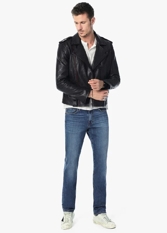 Plus Size Men's Relaxed Fit Jeans with a Faded Wash for a Vintage - Inspired LookThe Brixton Straight and Narrow In Flynn Jeans Plus Size Men's Relaxed Fit Jeans with a Faded Wash for a Vintage - Inspired LookThe Brixton Straight and Narrow In Flynn Jeans