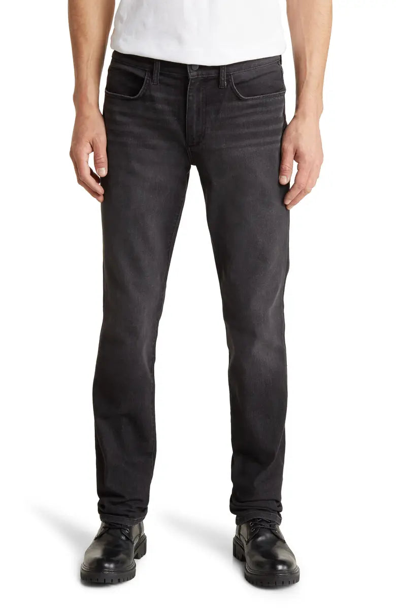 Men's Ripped Skinny Jeans in Acid Wash for an Edgy and Punk - Inspired StyleThe Brixton Straight and Narrow In Gable Jeans