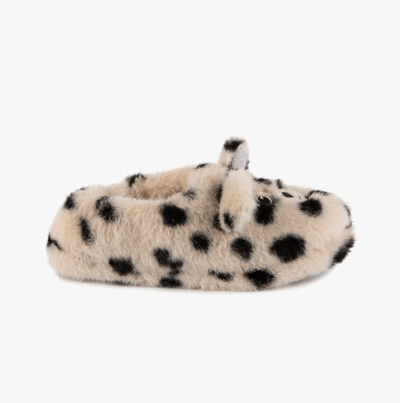 Women's cashmere - blend socks for extra softnessNOVELTY FAUX FUR Slippers Womens Dalmatian Women's cashmere - blend socks for extra softnessNOVELTY FAUX FUR Slippers Womens Dalmatian