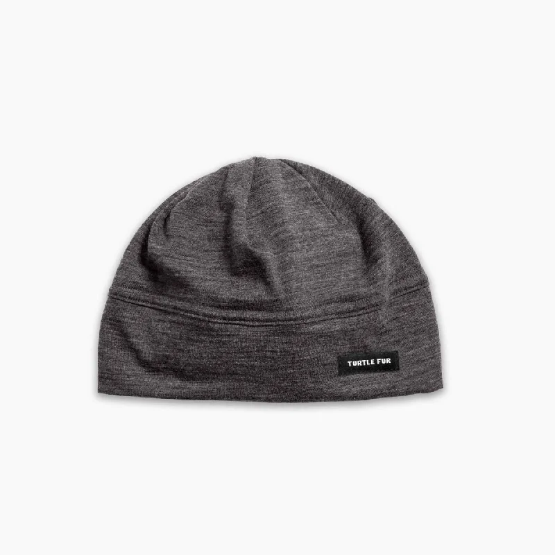 Women's quick - dry socks for water activitiesCarefree Superfine Merino Wool Beanie - Charcoal
