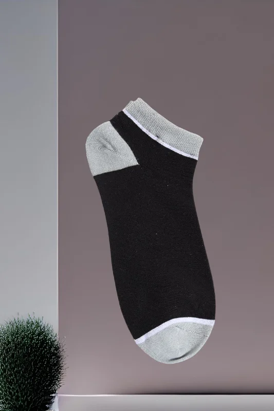 Women's crew socks with a polka - dot printTwo Toned Ankle Socks
