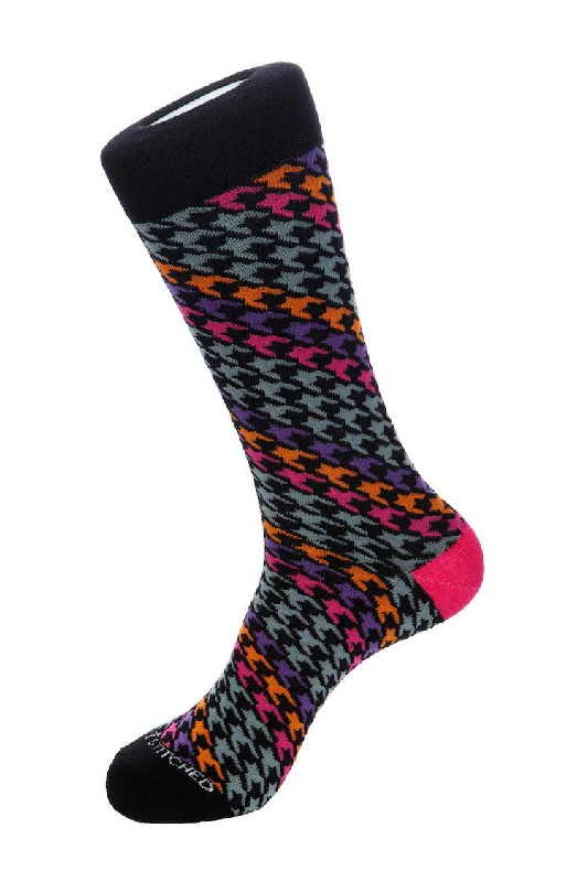 Women's compression socks for improved circulationColored Herringbone Sock