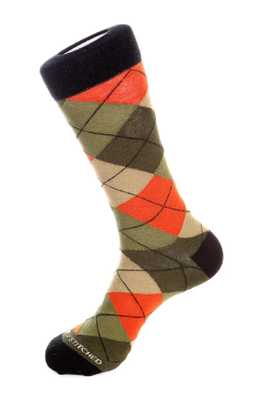 Women's arch - support socks for better comfortColorful Argyle Sock
