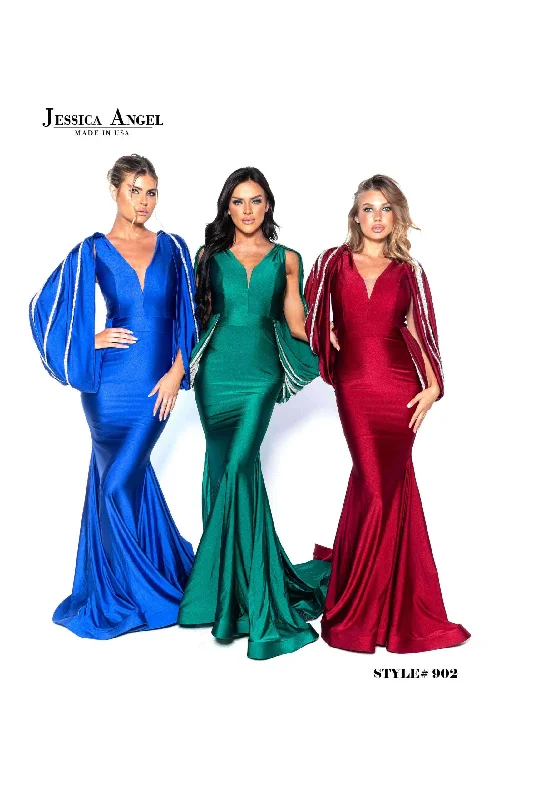 Jessica Angel Long Formal Fitted Evening Dress 902