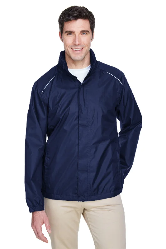 Performance - driven men jackets with breathable fabric for sportsCore 365 Mens Climate Waterproof Full Zip Hooded Jacket - Classic Navy Blue Performance - driven men jackets with breathable fabric for sportsCore 365 Mens Climate Waterproof Full Zip Hooded Jacket - Classic Navy Blue