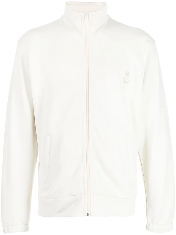 Hooded men jackets with a detachable faux - fur trim for added warmthEmbroidered-Logo Zip-Fastening Jacket Hooded men jackets with a detachable faux - fur trim for added warmthEmbroidered-Logo Zip-Fastening Jacket