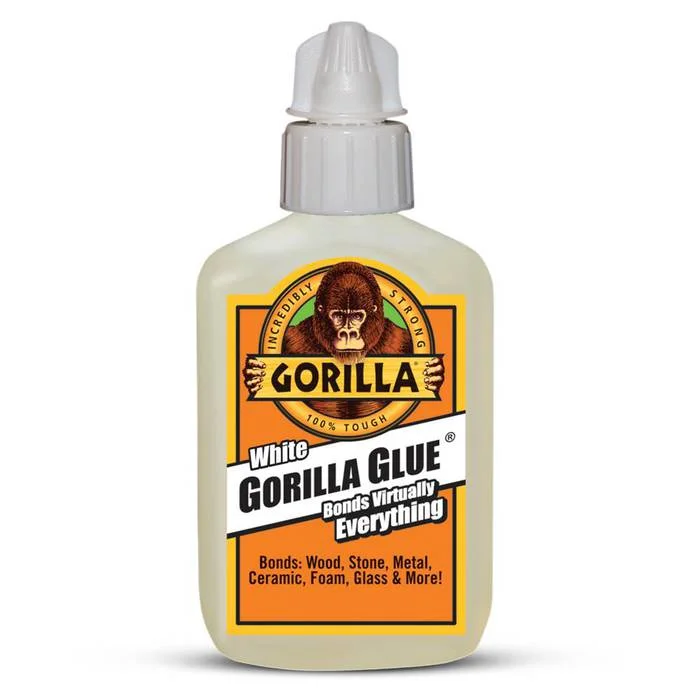 Stretch - fabric men jackets for unrestricted movement during workouts2 OZ Gorilla Glue - WHITE Stretch - fabric men jackets for unrestricted movement during workouts2 OZ Gorilla Glue - WHITE