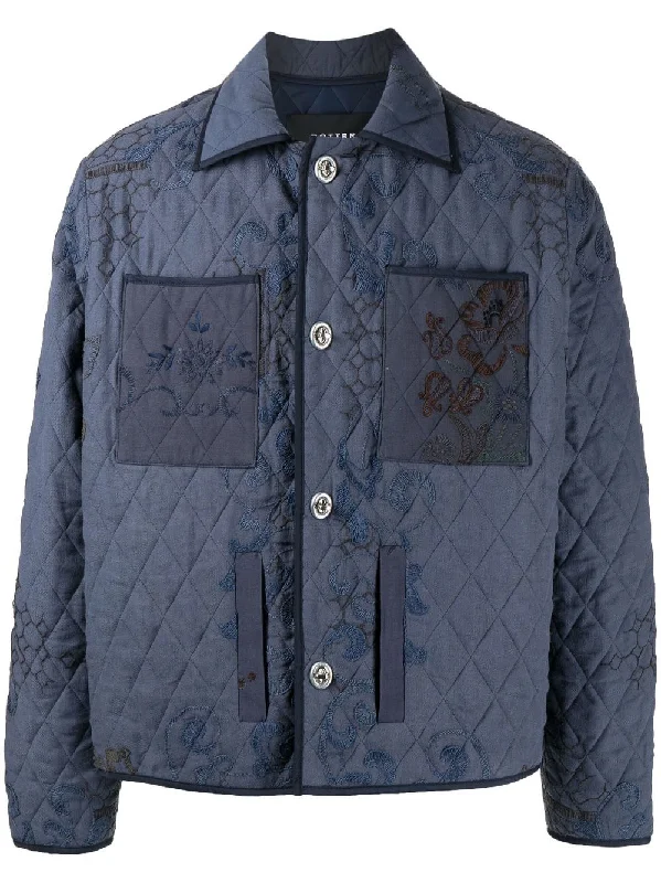 Men jackets with a media - friendly pocket for easy access to gadgetsLong Sleeve Padded Jacket Men jackets with a media - friendly pocket for easy access to gadgetsLong Sleeve Padded Jacket