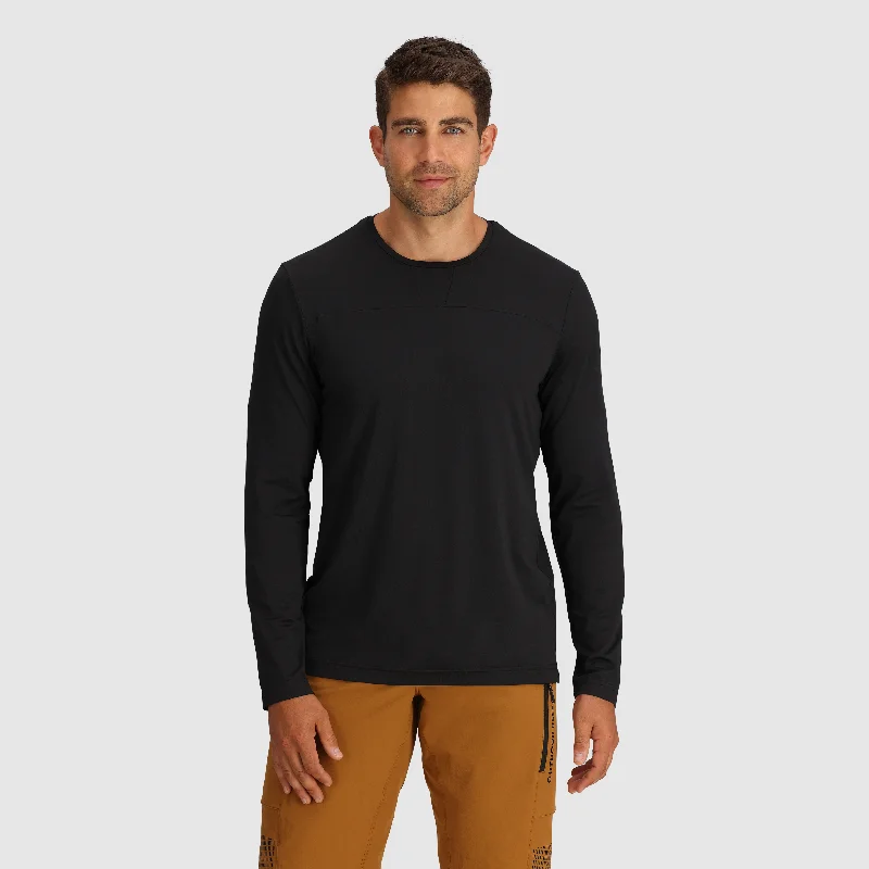 Down - filled men jackets in bright colors for winter fashionMen's Freewheel Long Sleeve MTB Jersey