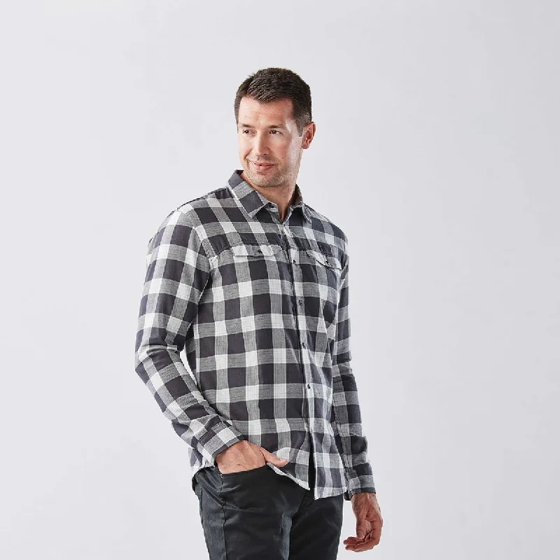 Bomber men jackets with ribbed cuffs for a classic 80s styleMen's Logan Snap Front Shirt - SFX-1 Bomber men jackets with ribbed cuffs for a classic 80s styleMen's Logan Snap Front Shirt - SFX-1