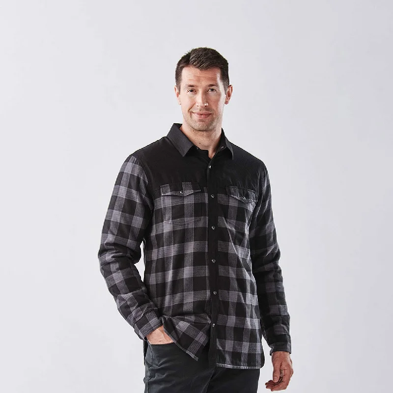Fleece - lined men jackets for cold - weather commutingMen's Logan Thermal L/S Shirt - FLX-1 Fleece - lined men jackets for cold - weather commutingMen's Logan Thermal L/S Shirt - FLX-1