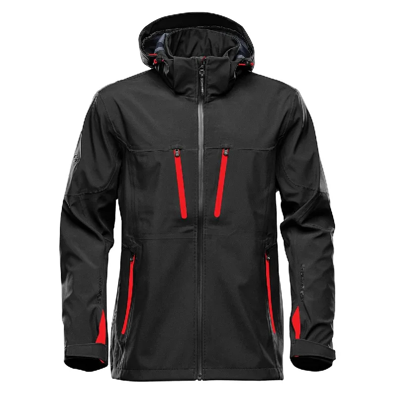 Hooded men jackets with a detachable faux - fur trim for added warmthMen's Patrol Softshell - XB-3 Hooded men jackets with a detachable faux - fur trim for added warmthMen's Patrol Softshell - XB-3