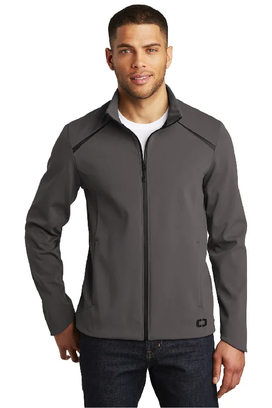Tailored men jackets to pair with formal trousers for business meetingsOgio Mens Exaction Wind & Water Resistant Full Zip Jacket - Tarmac Grey Tailored men jackets to pair with formal trousers for business meetingsOgio Mens Exaction Wind & Water Resistant Full Zip Jacket - Tarmac Grey