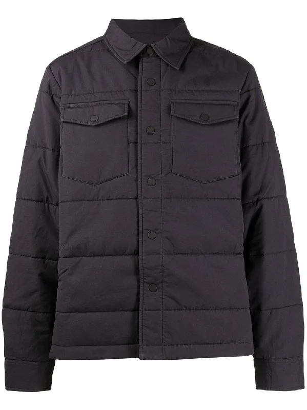 Fleece - lined men jackets for cold - weather commutingPadded Shirt Jacket