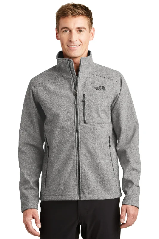 Fleece - lined men jackets for cold - weather commutingThe North Face Mens Apex Barrier Wind & Resistant Full Zip Jacket - Heather Medium Grey Fleece - lined men jackets for cold - weather commutingThe North Face Mens Apex Barrier Wind & Resistant Full Zip Jacket - Heather Medium Grey