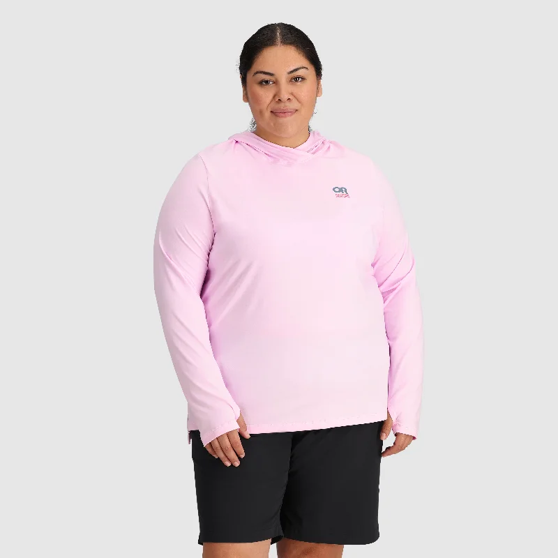Plus - size men jackets with adjustable drawstrings for a comfortable fitWomen's ActiveIce Spectrum Sun Hoodie-Plus