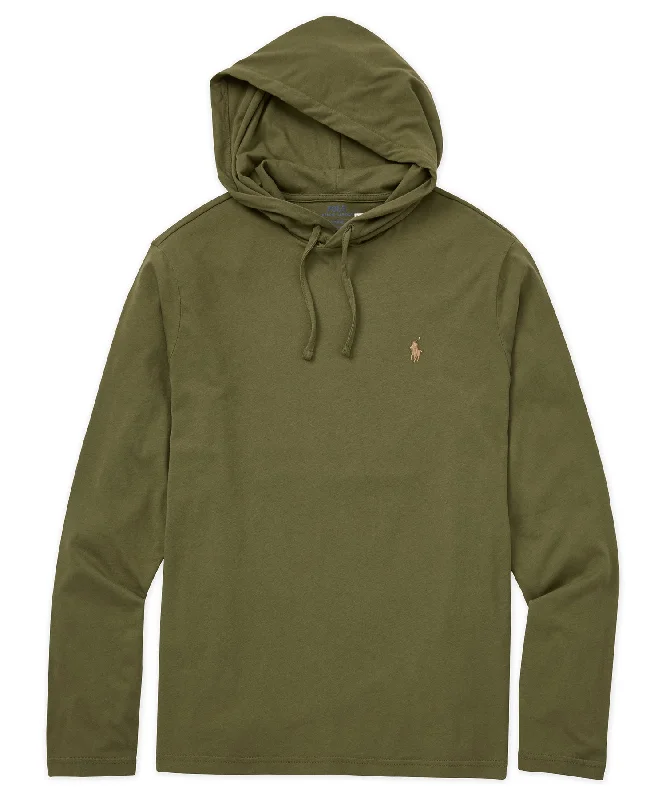 Men's plus size golf polo shirts in moisture wicking fabricPolo Ralph Lauren Long Sleeve Hooded T-Shirt