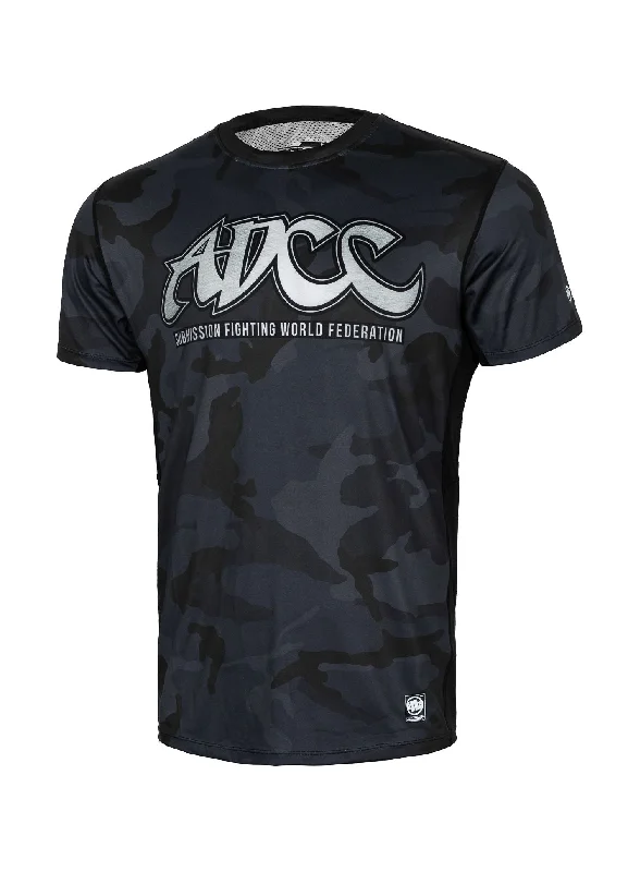 Men's long - sleeve henley t - shirts with button - down placketsT-Shirt Mesh Performance Pro plus ADCC Camo