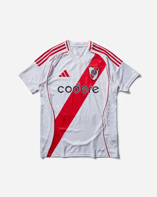 Men's distressed denim - look t - shirts with a rugged appealMen's River Plate 24/25 Home Jersey White / Better Scarlet