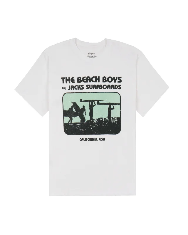 Men's mock - neck t - shirts with a modern and sleek styleBeach Boys X Jack's "Overhead" S/S Tee
