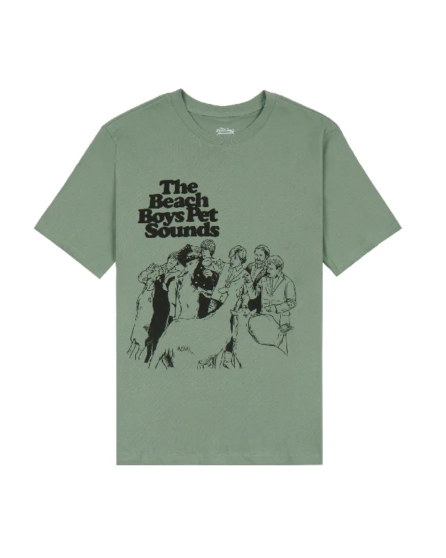 Men's long - sleeve henley t - shirts with button - down placketsBeach Boys X Jack's "Pet Sounds" S/S Tee