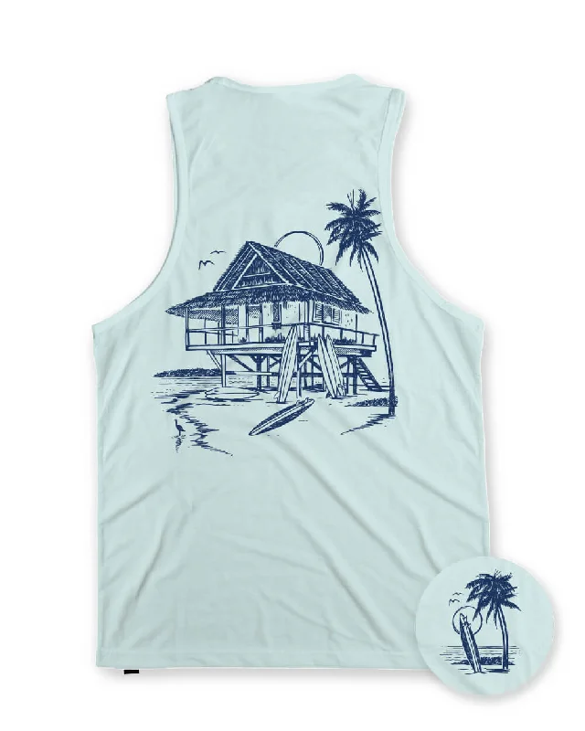 men's tank tops with mesh panelsBeach Bungalow Tank