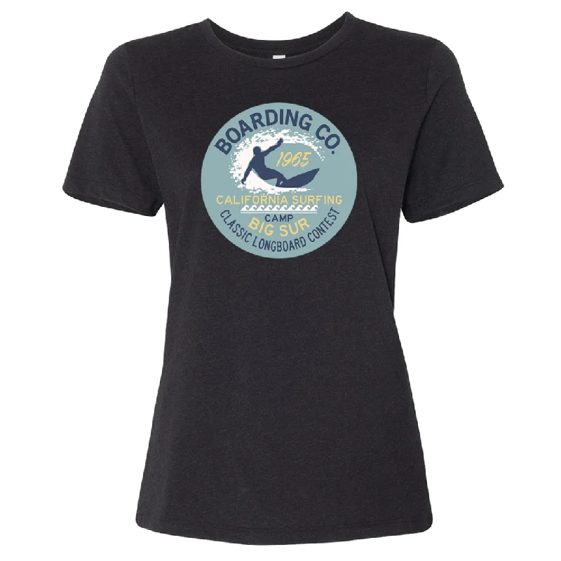Men's eco - friendly recycled t - shirts for sustainable fashion choicesBig Sur Surf Contest Women's Relaxed Jersey Tee