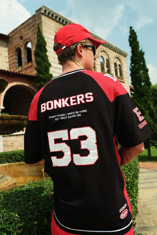 Men's thermal t - shirts with a high - neck design for cold weatherBonkers Playboy Jersey
