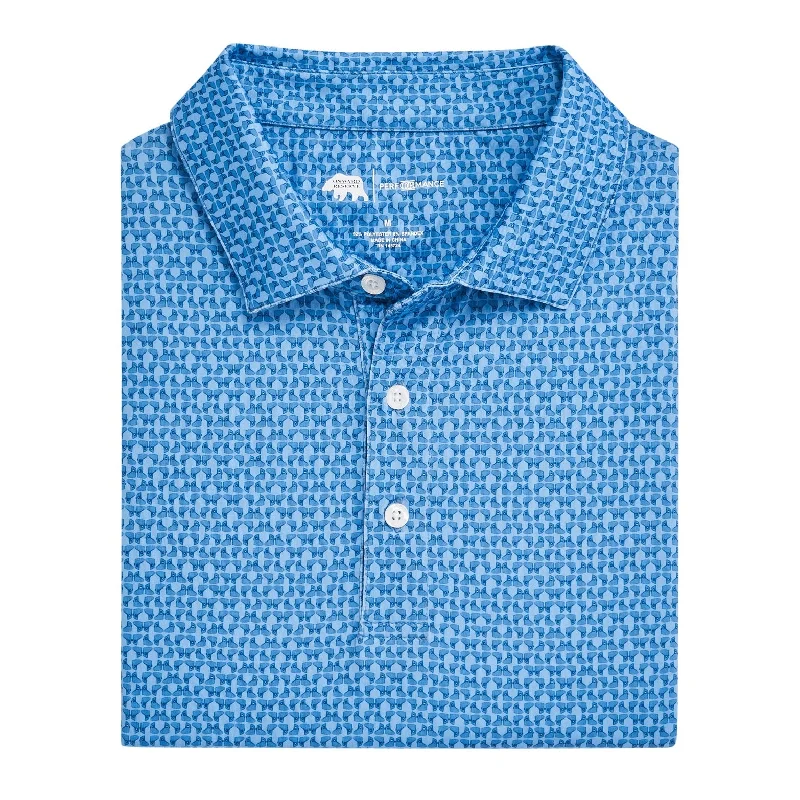 Men's plus size golf polo shirts in moisture wicking fabricCaddie Printed Performance Polo - Open Air Men's plus size golf polo shirts in moisture wicking fabricCaddie Printed Performance Polo - Open Air