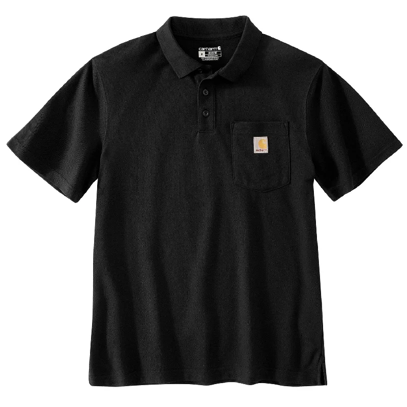 Men's lightweight performance t - shirts for running marathonsCarhartt Men's Loose Fit Midweight Pocket Short Sleeve Polo Shirt