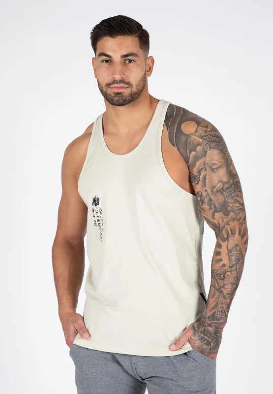 workout tank tops for menCarrizo Tank Top - Beige