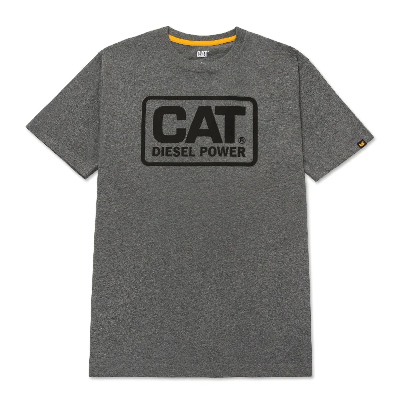 Men's plus - size pocket t - shirts with a classic lookCAT Men's Diesel Power T-Shirt