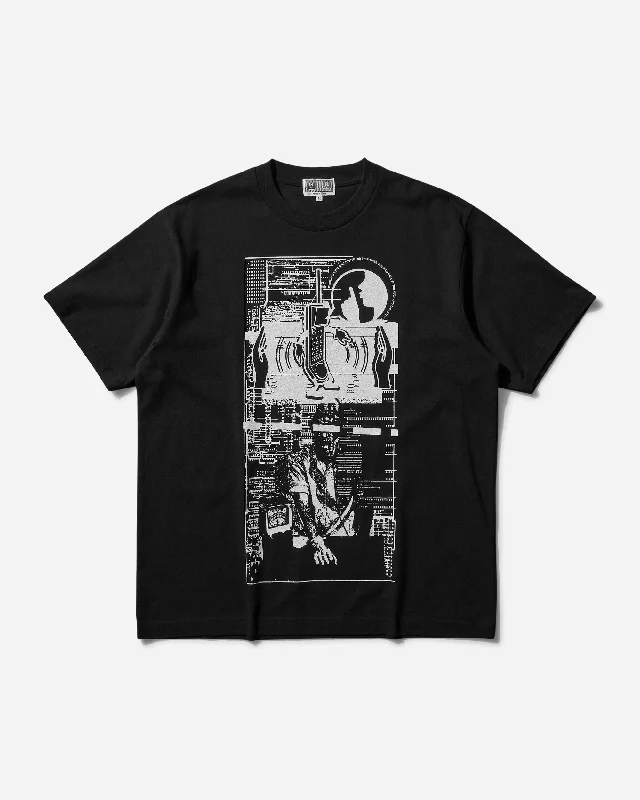 Men's tie - dye t - shirts with a bohemian styleMen's MD Subs T-Shirt Black