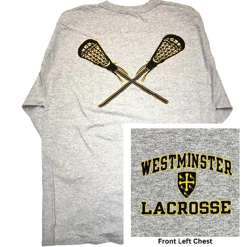 Men's long sleeve classic fit polo shirts with embroidered logosChampion Lacrosse Long Sleeve Tee Men's long sleeve classic fit polo shirts with embroidered logosChampion Lacrosse Long Sleeve Tee