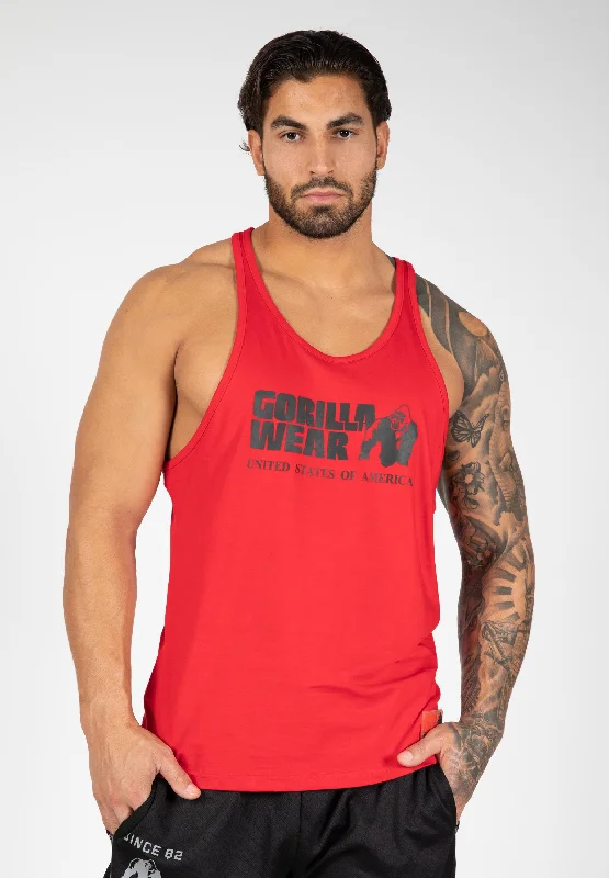 men's tank tops with unique designsClassic Tank Top - Red