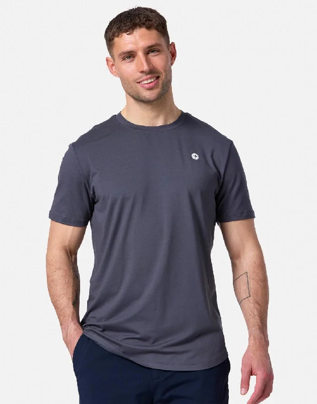 Men's lightweight performance t - shirts for running marathonsCoffee Tee in Orbit