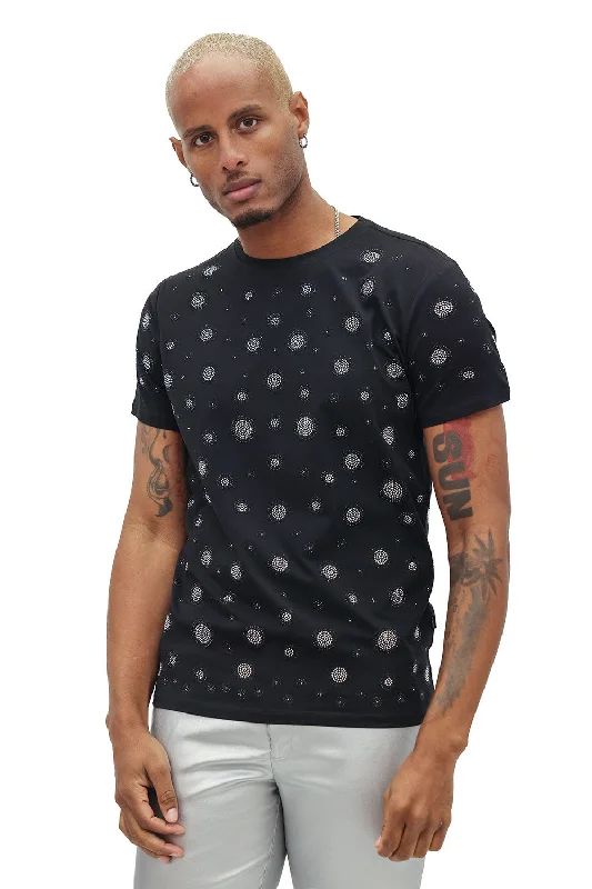 Men's moisture - wicking athletic t - shirts for intense workoutsDiamond Mine Rhinestone T-Shirt
