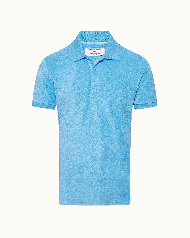 Men's button - down spread collar polo shirts for business casualDr No Towelling Polo Men's button - down spread collar polo shirts for business casualDr No Towelling Polo