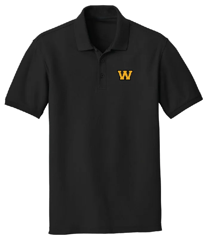 Men's luxury cashmere blend polo shirts in solid colorsES Sports Pique Polo