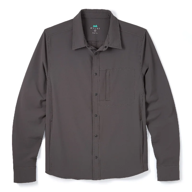 Men's vintage - inspired retro polo shirts with unique patternsEveryday Overshirt in Graphite Men's vintage - inspired retro polo shirts with unique patternsEveryday Overshirt in Graphite