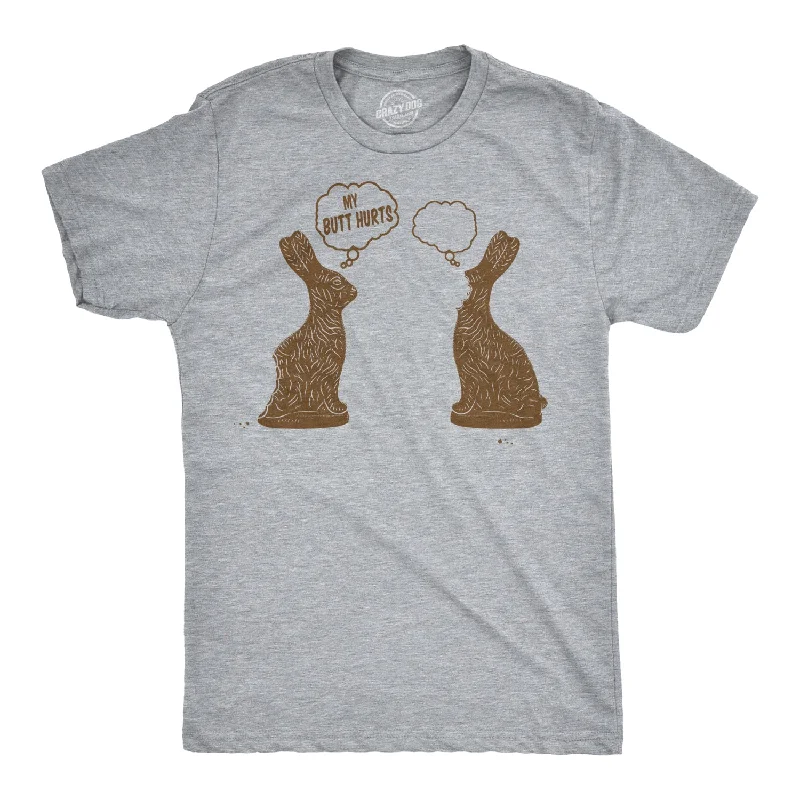 Men's distressed denim - look t - shirts with a rugged appealFaceless Chocolate Bunny Men's T Shirt